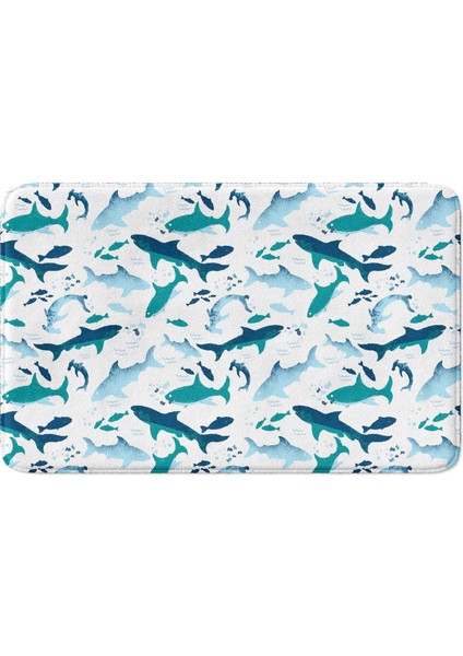 Mikrofiber Banyo Paspası, Kaymaz Taban, Makinede Yıkanabilir, Banyo Halısı (50X80) fiyatları