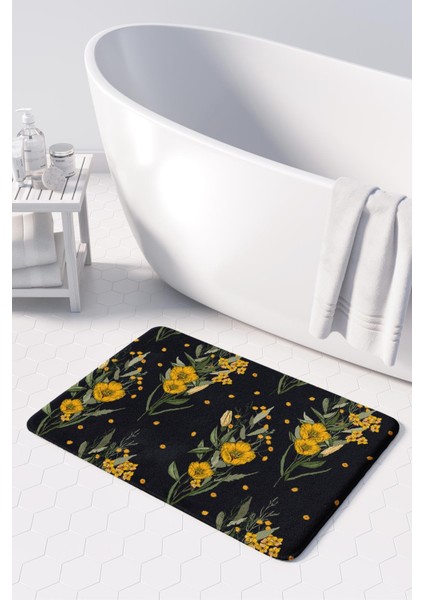 Mikrofiber Banyo Paspası, Kaymaz Taban, Makinede Yıkanabilir, Banyo Halısı fiyatları