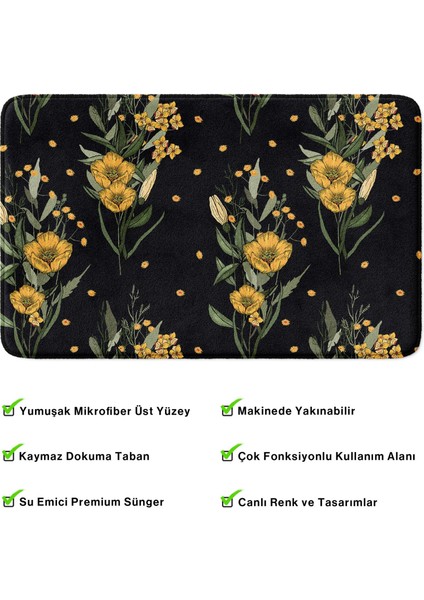 Mikrofiber Banyo Paspası, Kaymaz Taban, Makinede Yıkanabilir, Banyo Halısı modelleri