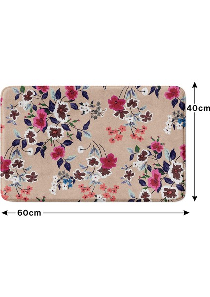 Mikrofiber Banyo Paspası, Kaymaz Taban, Makinede Yıkanabilir, Banyo Halısı