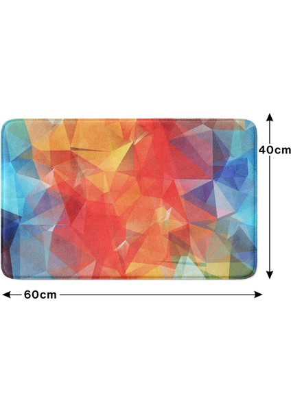 Mikrofiber Banyo Paspası, Kaymaz Taban, Makinede Yıkanabilir, Banyo Halısı