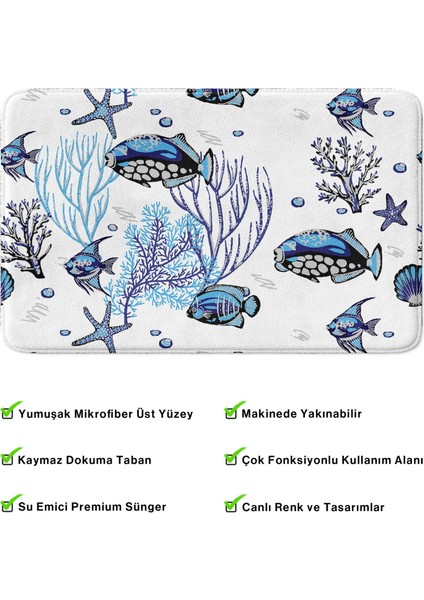 Mikrofiber Banyo Paspası, Kaymaz Taban, Makinede Yıkanabilir, Banyo Halısı modelleri