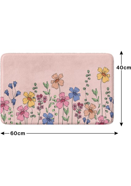 Mikrofiber Banyo Paspası, Kaymaz Taban, Makinede Yıkanabilir, Banyo Halısı