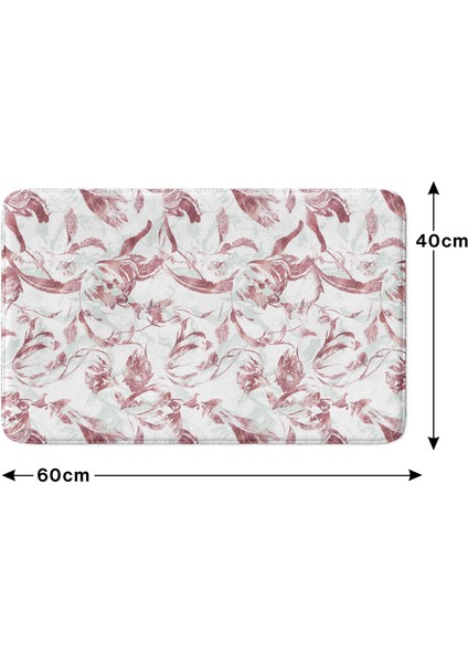 Mikrofiber Banyo Paspası, Kaymaz Taban, Makinede Yıkanabilir, Banyo Halısı