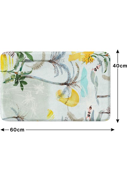 Mikrofiber Banyo Paspası, Kaymaz Taban, Makinede Yıkanabilir, Banyo Halısı fırsatları