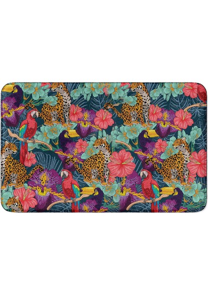 Mikrofiber Banyo Paspası, Kaymaz Taban, Makinede Yıkanabilir, Banyo Halısı