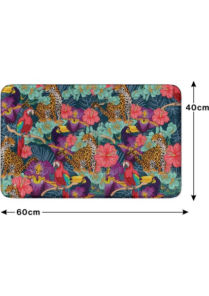 Mikrofiber Banyo Paspası, Kaymaz Taban, Makinede Yıkanabilir, Banyo Halısı