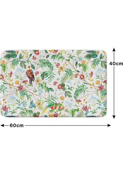 Mikrofiber Banyo Paspası, Kaymaz Taban, Makinede Yıkanabilir, Banyo Halısı
