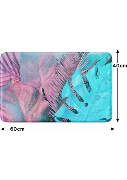 Mikrofiber Banyo Paspası, Kaymaz Taban, Makinede Yıkanabilir, Banyo Halısı