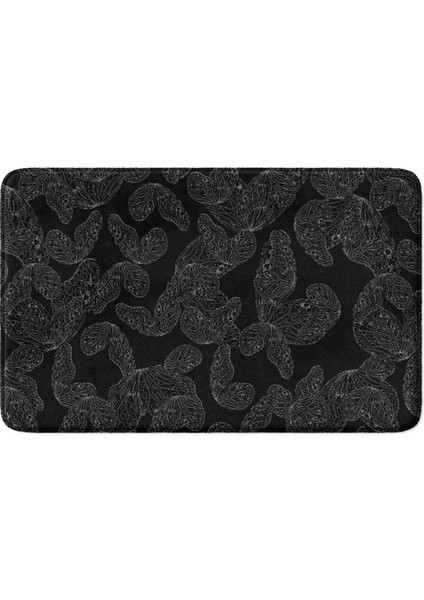 Mikrofiber Banyo Paspası, Kaymaz Taban, Makinede Yıkanabilir, Banyo Halısı