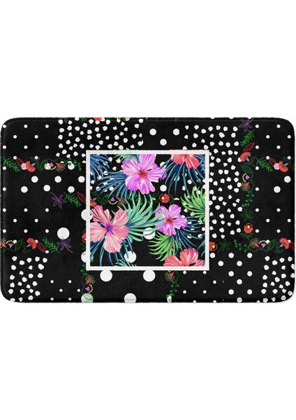 Mikrofiber Banyo Paspası, Kaymaz Taban, Makinede Yıkanabilir, Banyo Halısı