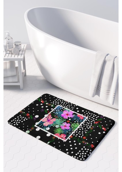 Mikrofiber Banyo Paspası, Kaymaz Taban, Makinede Yıkanabilir, Banyo Halısı fiyatları