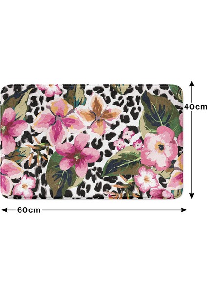 Mikrofiber Banyo Paspası, Kaymaz Taban, Makinede Yıkanabilir, Banyo Halısı
