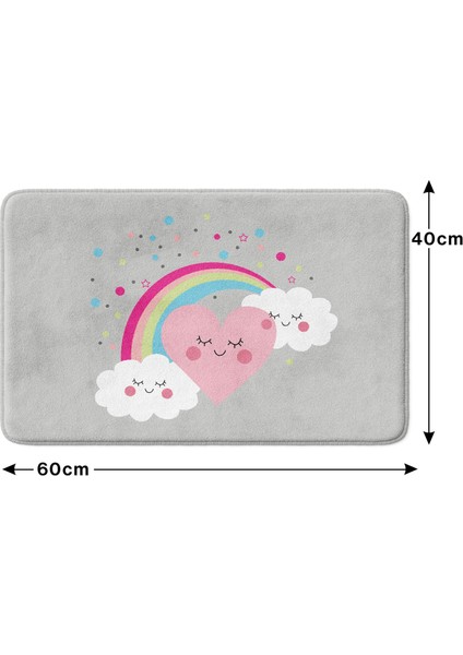 Mikrofiber Banyo Paspası, Kaymaz Taban, Makinede Yıkanabilir, Banyo Halısı