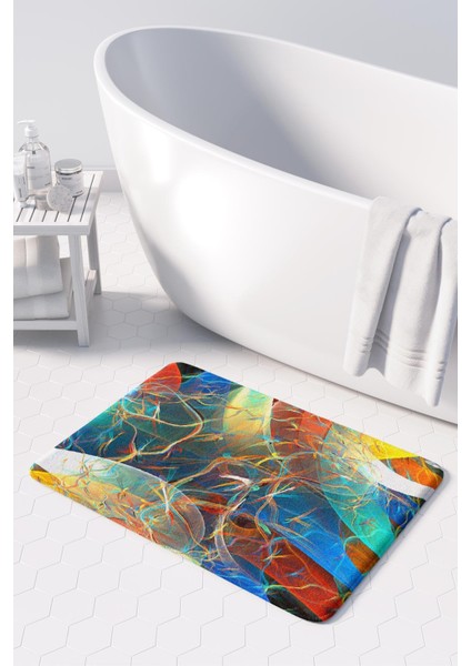 Mikrofiber Banyo Paspası, Kaymaz Taban, Makinede Yıkanabilir, Banyo Halısı fiyatları