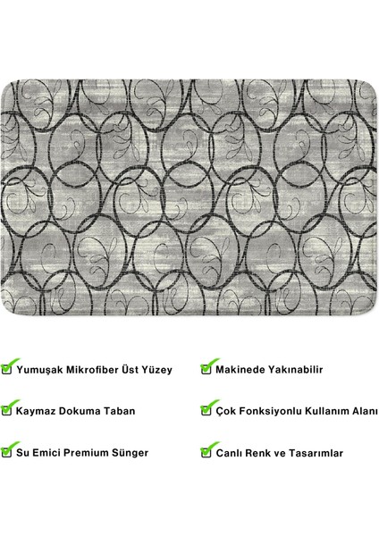 Mikrofiber Banyo Paspası, Kaymaz Taban, Makinede Yıkanabilir, Banyo Halısı modelleri