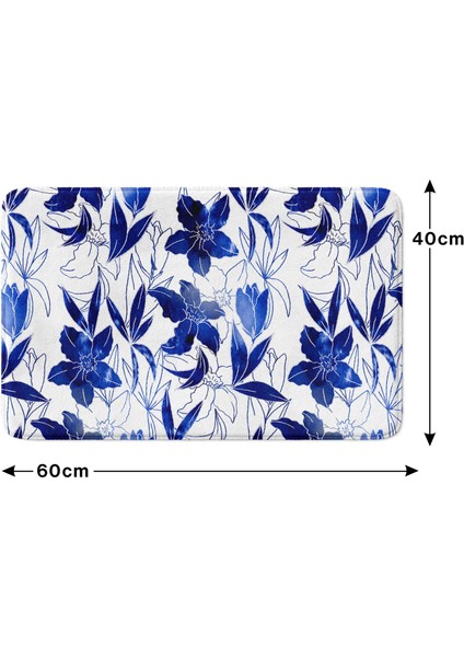 Mikrofiber Banyo Paspası, Kaymaz Taban, Makinede Yıkanabilir, Banyo Halısı
