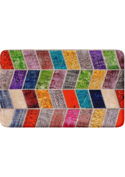 Mikrofiber Banyo Paspası, Kaymaz Taban, Makinede Yıkanabilir, Banyo Halısı