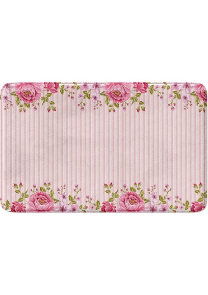 Mikrofiber Banyo Paspası, Kaymaz Taban, Makinede Yıkanabilir, Banyo Halısı