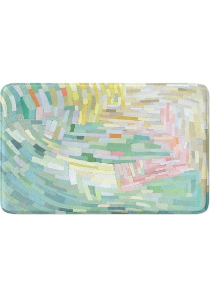 Mikrofiber Banyo Paspası, Kaymaz Taban, Makinede Yıkanabilir, Banyo Halısı
