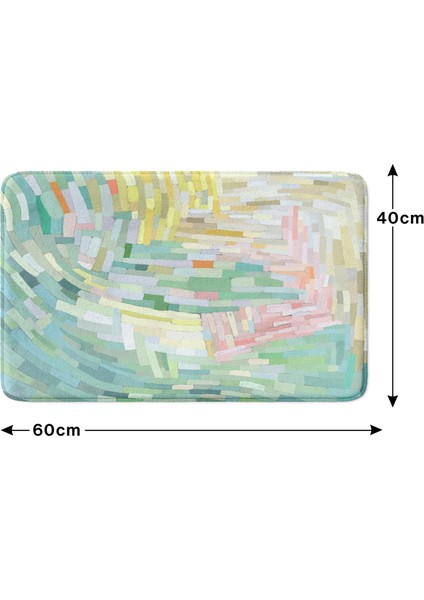 Mikrofiber Banyo Paspası, Kaymaz Taban, Makinede Yıkanabilir, Banyo Halısı