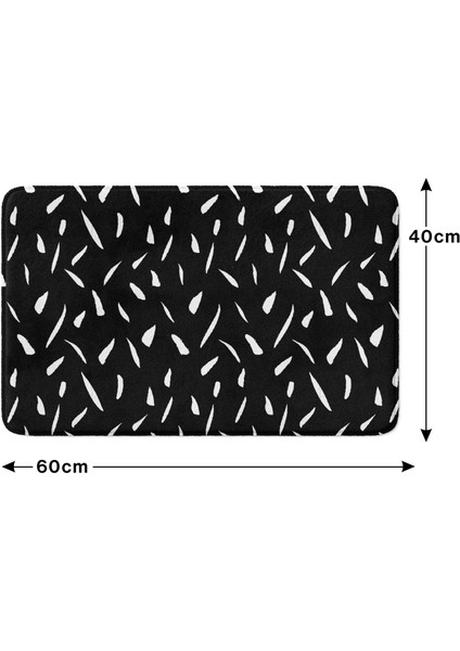 Mikrofiber Banyo Paspası, Kaymaz Taban, Makinede Yıkanabilir, Banyo Halısı