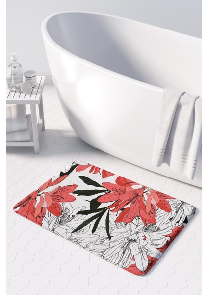 Mikrofiber Banyo Paspası, Kaymaz Taban, Makinede Yıkanabilir, Banyo Halısı fiyatları