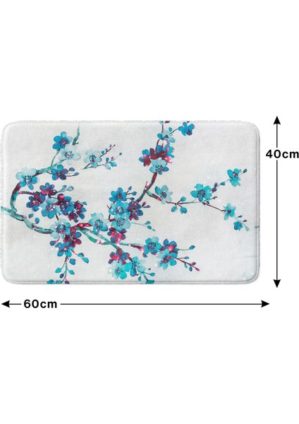 Mikrofiber Banyo Paspası, Kaymaz Taban, Makinede Yıkanabilir, Banyo Halısı