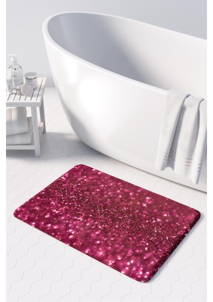 Mikrofiber Banyo Paspası, Kaymaz Taban, Makinede Yıkanabilir, Banyo Halısı