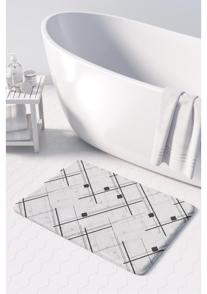 2'li Takım Banyo Paspası, Kaymaz Taban, Makinede Yıkanabilir, Banyo Halısı fiyatları