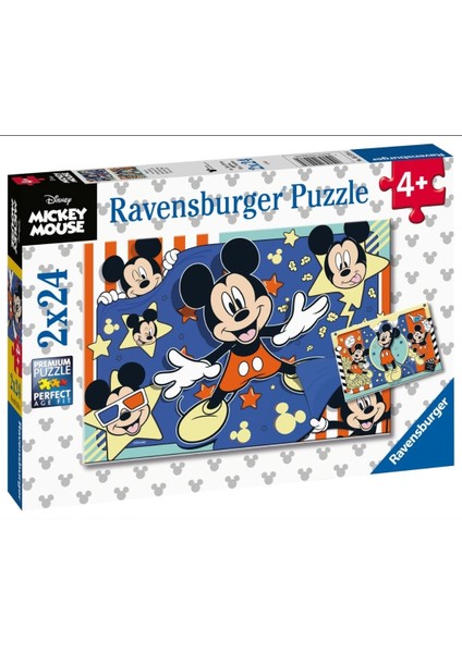 2X24 Parçalı Puzzle Wd Film Mickey Mause