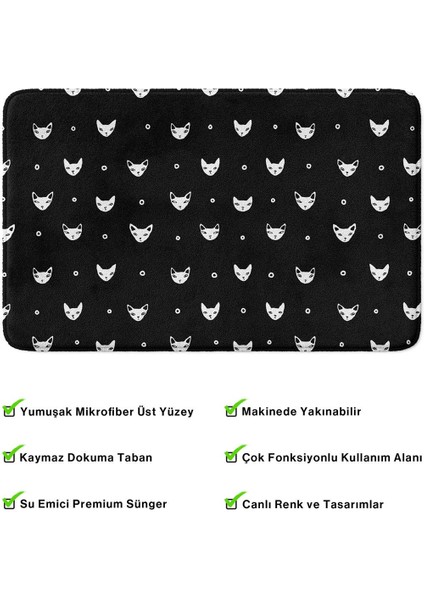 2'li Takım Banyo Paspası, Kaymaz Taban, Makinede Yıkanabilir, Banyo Halısı fırsatları