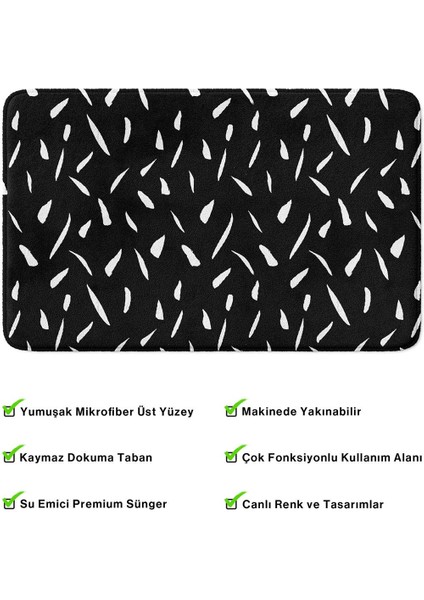 2'li Takım Banyo Paspası, Kaymaz Taban, Makinede Yıkanabilir, Banyo Halısı fırsatları