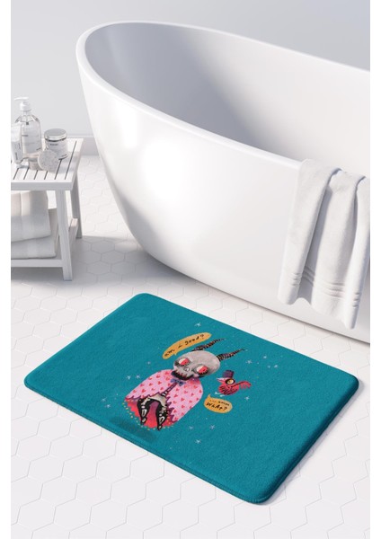 2'li Takım Banyo Paspası, Kaymaz Taban, Makinede Yıkanabilir, Banyo Halısı fiyatları