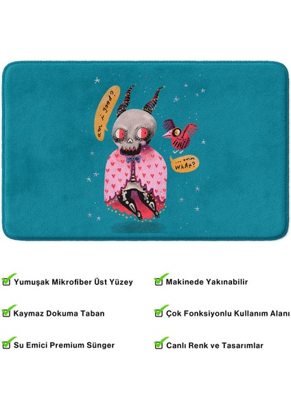 2'li Takım Banyo Paspası, Kaymaz Taban, Makinede Yıkanabilir, Banyo Halısı fırsatları