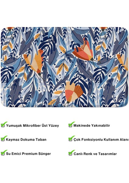 2'li Takım Banyo Paspası, Kaymaz Taban, Makinede Yıkanabilir, Banyo Halısı fırsatları