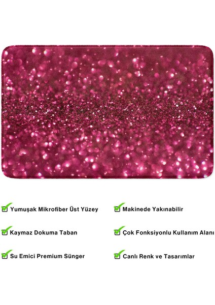 2'li Takım Banyo Paspası, Kaymaz Taban, Makinede Yıkanabilir, Banyo Halısı fırsatları