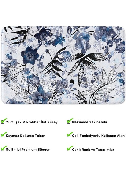 2'li Takım Banyo Paspası, Kaymaz Taban, Makinede Yıkanabilir, Banyo Halısı fırsatları