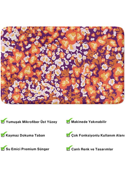 2'li Takım Banyo Paspası, Kaymaz Taban, Makinede Yıkanabilir, Banyo Halısı fırsatları