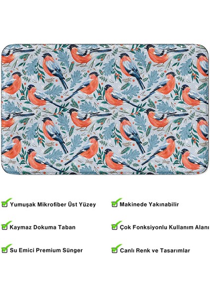 2'li Takım Banyo Paspası, Kaymaz Taban, Makinede Yıkanabilir, Banyo Halısı fırsatları