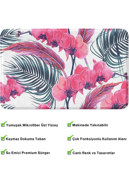 2'li Takım Banyo Paspası, Kaymaz Taban, Makinede Yıkanabilir, Banyo Halısı fırsatları