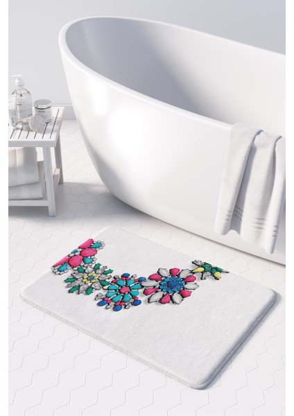 2'li Takım Banyo Paspası, Kaymaz Taban, Makinede Yıkanabilir, Banyo Halısı fiyatları