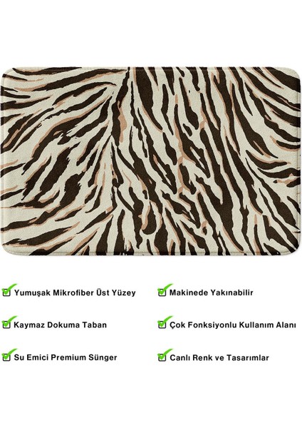 2'li Takım Banyo Paspası, Kaymaz Taban, Makinede Yıkanabilir, Banyo Halısı fırsatları