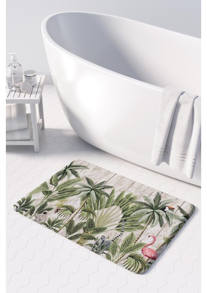 2'li Takım Banyo Paspası, Kaymaz Taban, Makinede Yıkanabilir, Banyo Halısı fiyatları