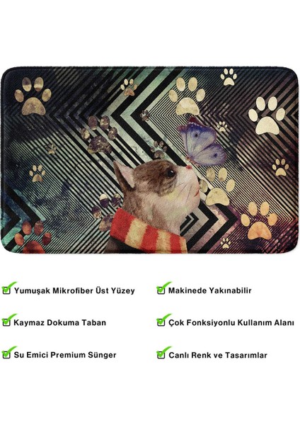 2'li Takım Banyo Paspası, Kaymaz Taban, Makinede Yıkanabilir, Banyo Halısı fırsatları