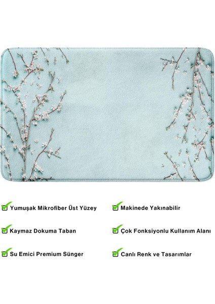 2'li Takım Banyo Paspası, Kaymaz Taban, Makinede Yıkanabilir, Banyo Halısı fırsatları