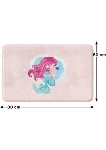 2'li Takım Banyo Paspası, Kaymaz Taban, Makinede Yıkanabilir, Banyo Halısı