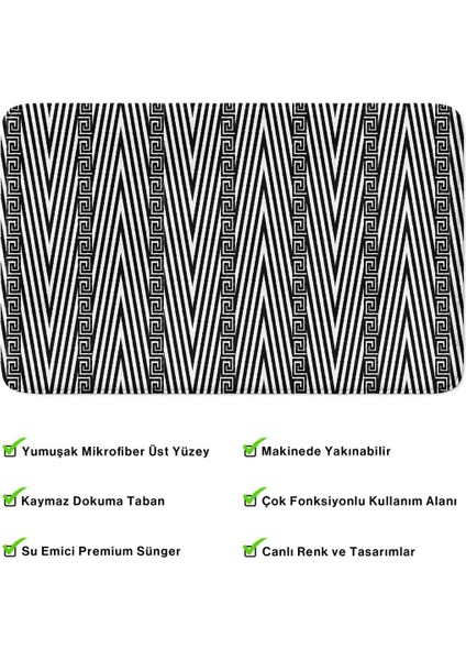 2'li Takım Banyo Paspası, Kaymaz Taban, Makinede Yıkanabilir, Banyo Halısı fırsatları