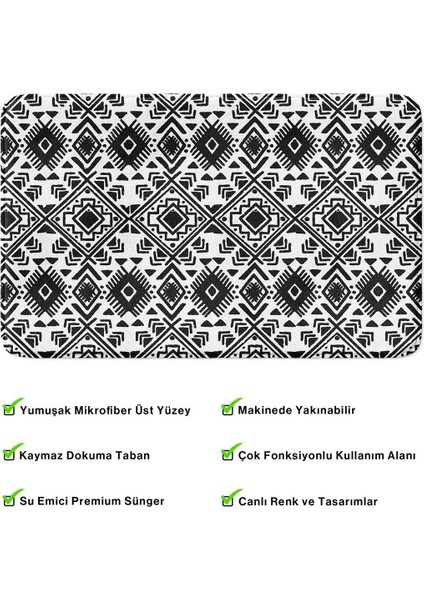 2'li Takım Banyo Paspası, Kaymaz Taban, Makinede Yıkanabilir, Banyo Halısı fırsatları