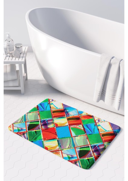 2'li Takım Banyo Paspası, Kaymaz Taban, Makinede Yıkanabilir, Banyo Halısı fiyatları